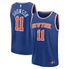 Cool Gorgeous Sofisticato Jalen Brunson New York Knicks Fast Break Replica Player Jersey Icon Edition Blue