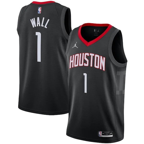 Elegante John Wall Houston Rockets Jordan Brand 2020/21 Swingman Jersey Statement Edition Black