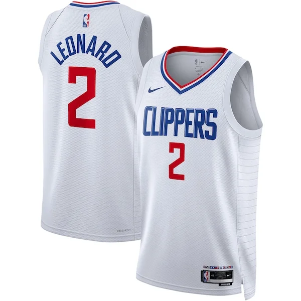 Bellissimo Kawhi Leonard LA Clippers Nike Unisex Swingman Jersey Association Edition White/Royal