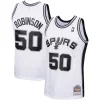 Moderno Raffinato David Robinson San Antonio Spurs 1998/99 Hardwood Classics Swingman Jersey White