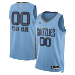 Lussuoso Cool Pratico Memphis Grizzlies Jordan Brand Unisex 2022/23 Swingman Custom Jersey Statement Edition Blue