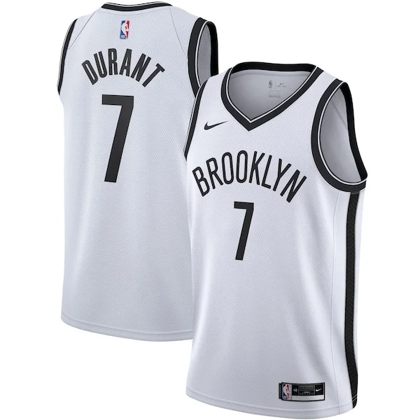 Resistente Accattivante Bellissimo Kevin Durant Brooklyn Nets Nike 2020/21 Swingman Jersey White Association Edition
