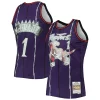 Accattivante Tracy McGrady Toronto Raptors 1998/99 Hardwood Classics NBA 75th Anniversary Diamond Swingman Jersey Purple