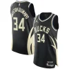 Ottimo Giannis Antetokounmpo Milwaukee Bucks Jordan Brand Authentic Player Jersey Statement Edition Black
