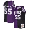 Resistente Jason Williams Sacramento Kings Hardwood Classics 2000/01 Split Swingman Jersey Purple/Black