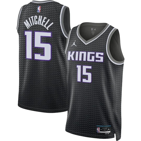 Pratico Lussuoso Fantastico Davion Mitchell Sacramento Kings Jordan Brand Unisex Swingman Jersey Statement Edition Black