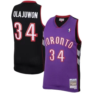Robusto Versatile Hakeem Olajuwon Toronto Raptors 2001/02 Hardwood Classics Swingman Jersey Purple