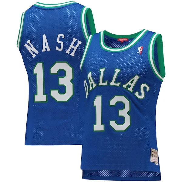Classico Steve Nash Dallas Mavericks Women's 1998/99 Hardwood Classics Swingman Jersey Blue