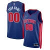 Sofisticato Cool Detroit Pistons Nike 2021/22 Diamond Swingman Custom Jersey Icon Edition Blue