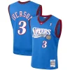Trendy Bellissimo Meraviglioso Allen Iverson Philadelphia 76ers 1999/2000 Hardwood Classics Swingman Jersey Royal
