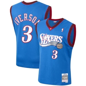 Trendy Bellissimo Meraviglioso Allen Iverson Philadelphia 76ers 1999/2000 Hardwood Classics Swingman Jersey Royal