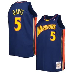 Gorgeous Fantastico Baron Davis Golden State Warriors Big & Tall Hardwood Classics 2006/07 Swingman Jersey Navy
