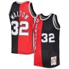 Fascinante Bill Walton Portland Trail Blazers Hardwood Classics 1976/77 Split Swingman Jersey Red/Black