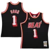 Eccezionale Chris Bosh Miami Heat 2013/14 Hardwood Classics Swingman Jersey Black