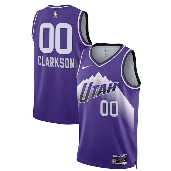 Delizioso Bellissimo Jordan Clarkson Utah Jazz Nike Unisex 2023/24 Swingman Jersey Purple City Edition