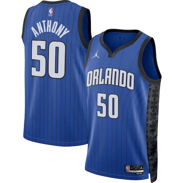 Raffinato Eccezionale Cole Anthony Orlando Magic Jordan Brand Unisex Swingman Jersey Statement Edition Blue