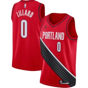 Raffinato Fantastico Damian Lillard Portland Trail Blazers Jordan Brand 2020/21 Swingman Jersey Statement Edition Red