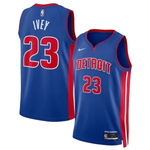Delizioso Carino Resistente Jaden Ivey Detroit Pistons Nike Unisex 2022 NBA Draft First Round Pick Swingman Jersey Icon Edition Blue