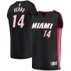 Delizioso Attraente Tyler Herro Miami Heat Fast Break Replica Jersey Icon Edition Black