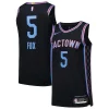 Ottimo De'Aaron Fox Sacramento Kings Nike Authentic Player Jersey City Edition Black