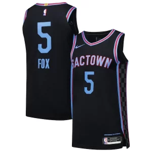Ottimo De'Aaron Fox Sacramento Kings Nike Authentic Player Jersey City Edition Black