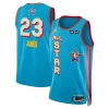 Versatile LeBron James Jordan Brand Unisex 2025 NBA All Star Game Swingman Player Jersey Light Blue