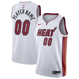 Raffinato Duraturo Lussuoso Miami Heat Nike 2020/21 Swingman Custom Jersey Association Edition White