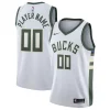 Fascinante Splendido Milwaukee Bucks Nike 2020/21 Swingman Custom Jersey Association Edition White
