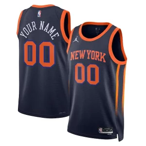 Stupendo New York Knicks Jordan Brand Unisex 2022/23 Swingman Custom Jersey Statement Edition Navy