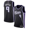 Comodo Fascinante Kevin Huerter Sacramento Kings Nike Unisex Swingman Jersey Association Edition Black