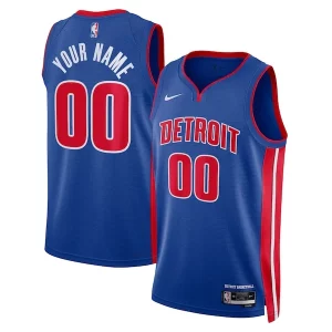 Gorgeous Lussuoso Carino Detroit Pistons Nike Unisex Swingman Custom Jersey Blue Icon Edition