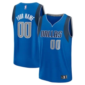 Incantevole Elegante Moderno Dallas Mavericks Youth Custom Fast Break Jersey Blue Icon Edition