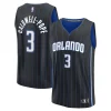 Stupendo Kentavious Caldwell Pope Orlando Magic Youth Fast Break Replica Player Jersey Icon Edition Black