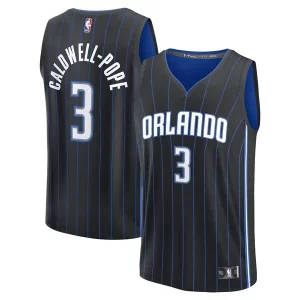 Stupendo Kentavious Caldwell Pope Orlando Magic Youth Fast Break Replica Player Jersey Icon Edition Black