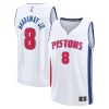 Comodo Carino Versatile Tim Hardaway Jr. Detroit Pistons Fast Break Replica Player Jersey Association Edition White