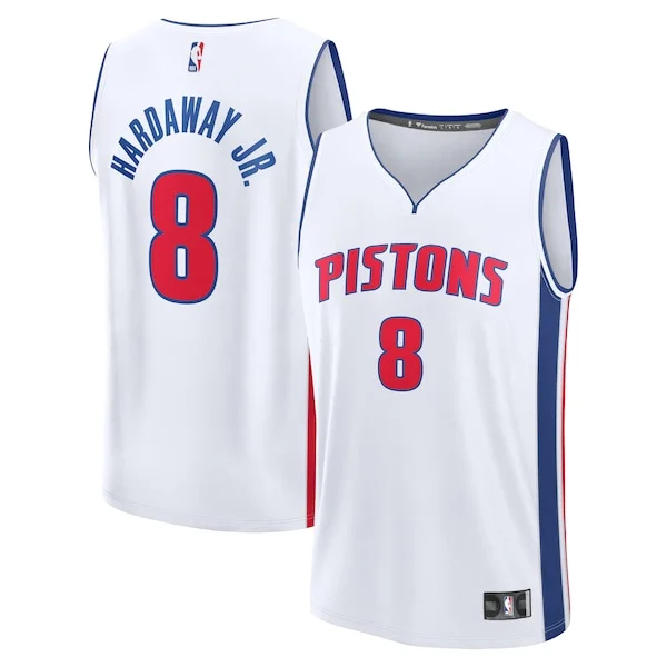 Comodo Carino Versatile Tim Hardaway Jr. Detroit Pistons Fast Break Replica Player Jersey Association Edition White