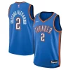 Carino Duraturo Fascinante Shai Gilgeous Alexander Oklahoma City Thunder Nike Youth Swingman Jersey Icon Edition Blue