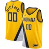 Incantevole Accattivante Indiana Pacers Jordan Brand Swingman Custom Jersey Statement Edition Gold