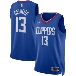 Sofisticato Trendy Paul George LA Clippers Nike Unisex Swingman Jersey Icon Edition Royal
