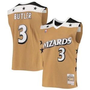 Meraviglioso Carino Caron Butler Washington Wizards 2001/02 Hardwood Classics Swingman Jersey Gold