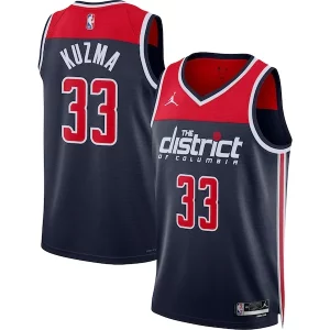 Robusto Fantastico Kyle Kuzma Washington Wizards Jordan Brand Unisex Swingman Jersey Statement Edition Navy