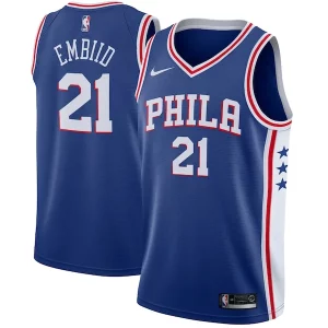 Meraviglioso Splendido Versatile Joel Embiid Philadelphia 76ers Nike Swingman Jersey Royal Icon Edition