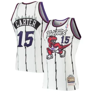 Gorgeous Vince Carter Toronto Raptors 1998/99 Hardwood Classics Authentic Jersey White