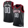 Incantevole Houston Rockets Jordan Brand Unisex 2022/23 Swingman Custom Jersey Statement Edition Black