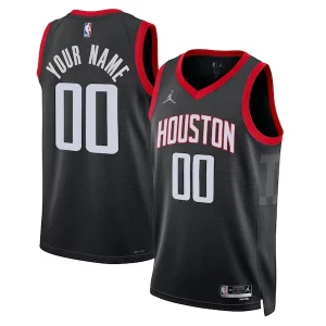 Incantevole Houston Rockets Jordan Brand Unisex 2022/23 Swingman Custom Jersey Statement Edition Black