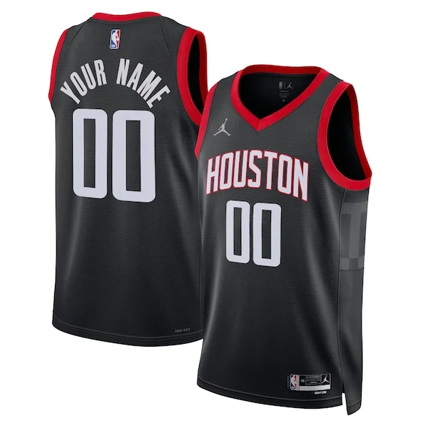 Incantevole Houston Rockets Jordan Brand Unisex 2022/23 Swingman Custom Jersey Statement Edition Black