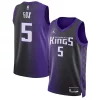 Resistente Gorgeous Robusto De'Aaron Fox Sacramento Kings Jordan Brand Unisex Swingman Jersey Statement Edition Purple