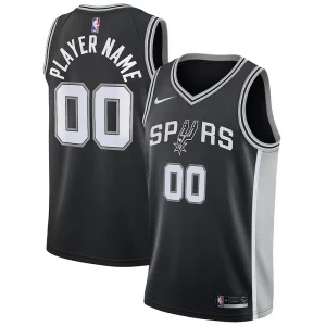 Carino Fantastico San Antonio Spurs Nike Swingman Custom Jersey Black Icon Edition