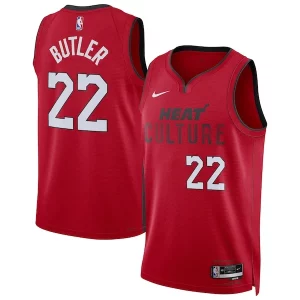 Cool Jimmy Butler Miami Heat Nike Unisex 2024/25 Swingman Player Jersey City Edition Red