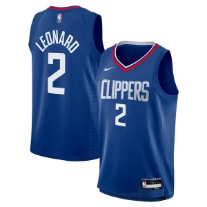 Classico Pratico Attraente Kawhi Leonard LA Clippers Nike Youth Swingman Jersey Icon Edition Royal